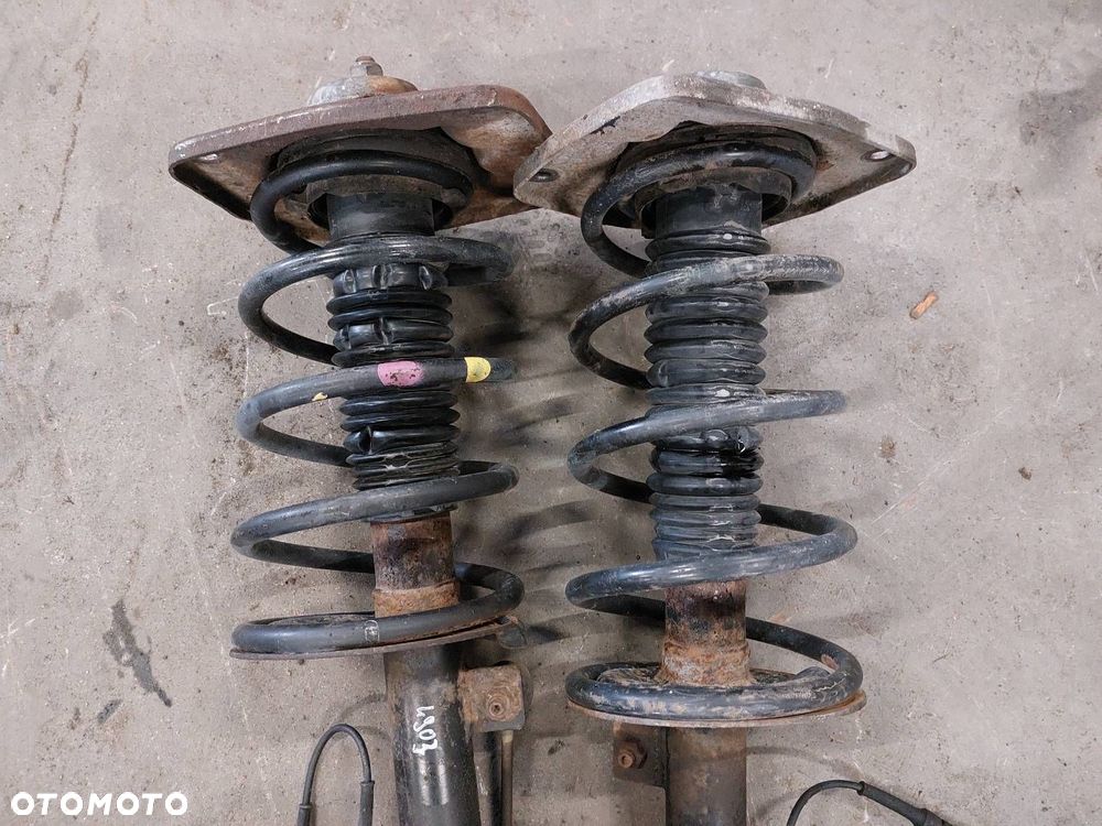 AMORTYZATOR SPRĘŻYNA ZWROTNICA LEWY PRZÓD + PRAWY PRZÓD PEUGEOT 807 I - 4