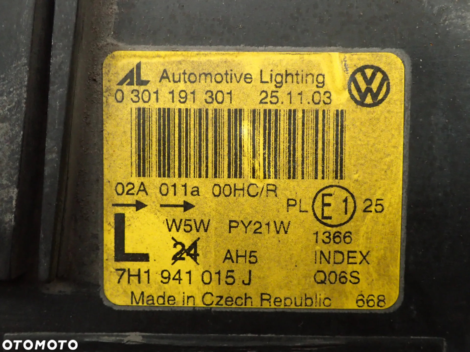 LAMPA VW T5 LEWY PRZOD 7H1941017L - 5