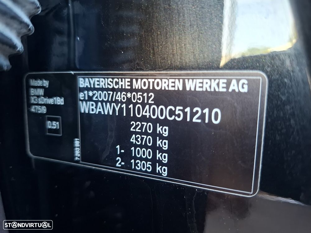 BMW X3 18 d sDrive Auto - 60