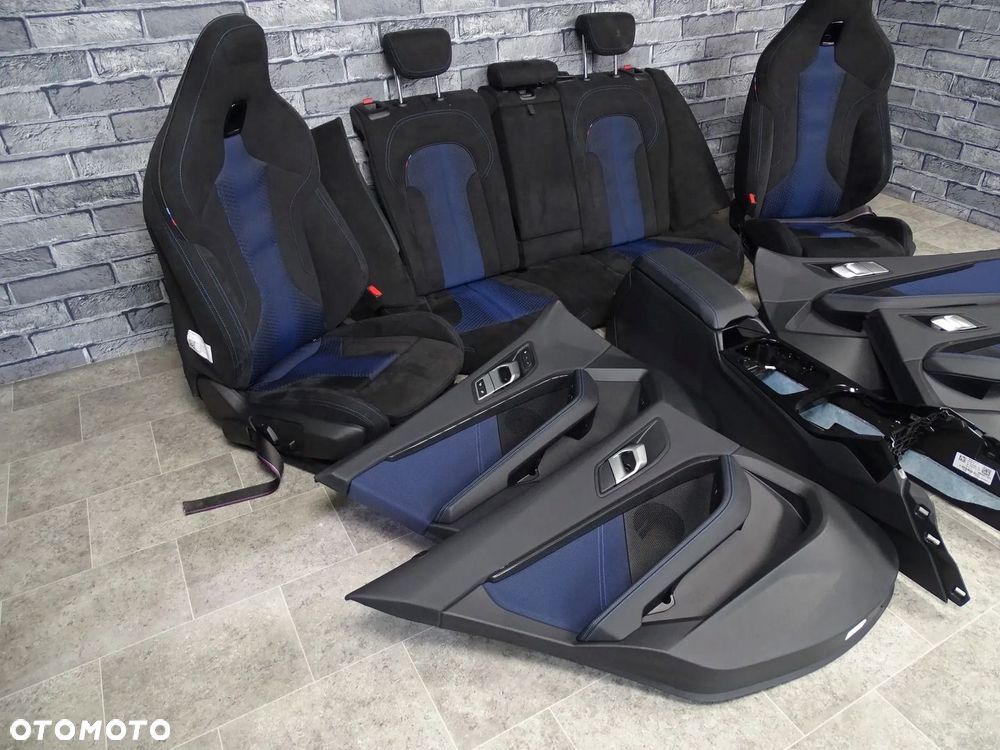 BMW F40 FOTELE KANAPA BOCZKI TUNEL ŚRODEK WNĘTRZE M PERFORMANCE ALCANTARA - 2