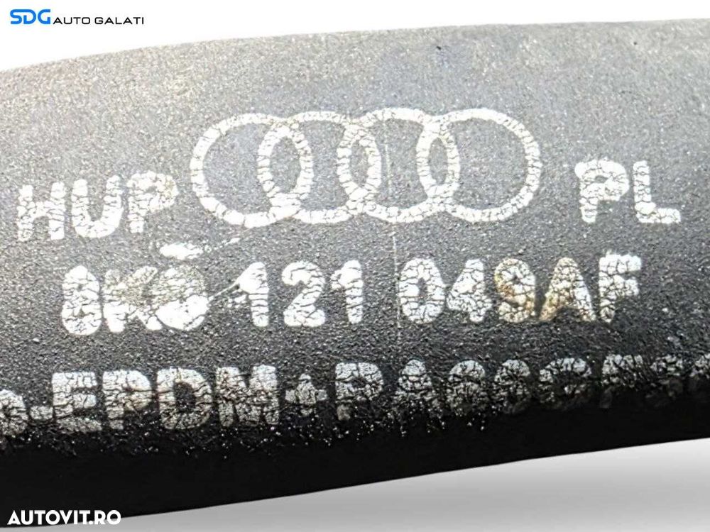 Furtun Conducta Apa Lichid Racire Audi A5 8T 2.0 TDI 2008 - 2017 Cod 8K0121049AF [N5632] - 5