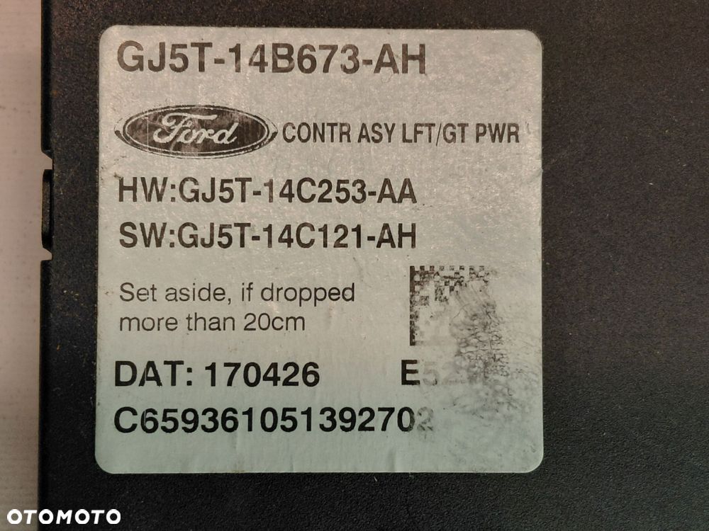 STEROWNIK MODUŁ KLAPY BAGAŻNIKA FORD KUGA MK2 GJ5T-14B673-AH - 4