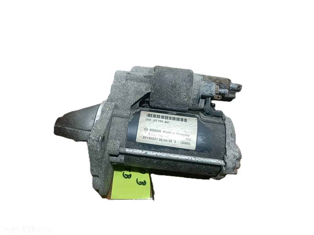 OPEL MERIVA B 10- 1,4 TB rozrusznik BOSCH 0001192009 * - 5