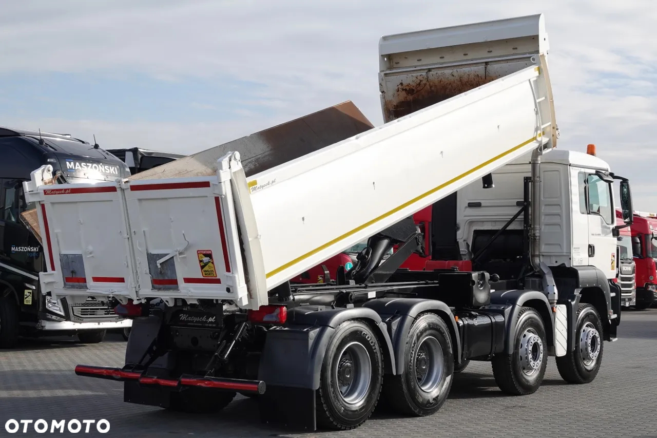MAN TGS 35.400 / 8x4 / WYWROTKA / HYDROBURTA / BORDMATIK / EURO 5 EEV - 3