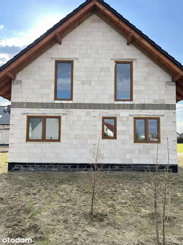 Nowy dom stan surowy zamknięty 95 m2 - Pełny obrazek: 4/5