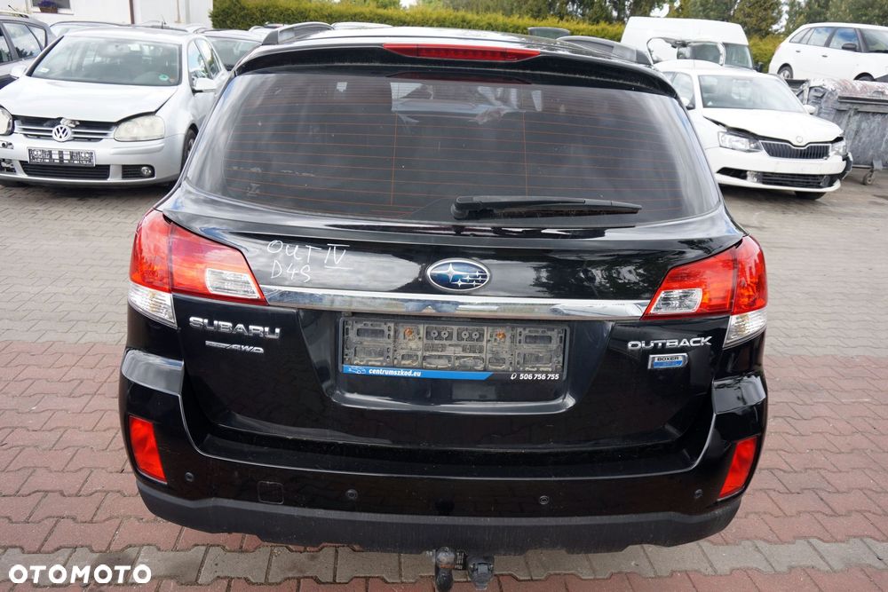 KLAPA BAGAŻNIKA TYLNA OUTBACK IV BR KOMBI D4S KAMERA CZARNY SUBARU 2009-2014 - 1
