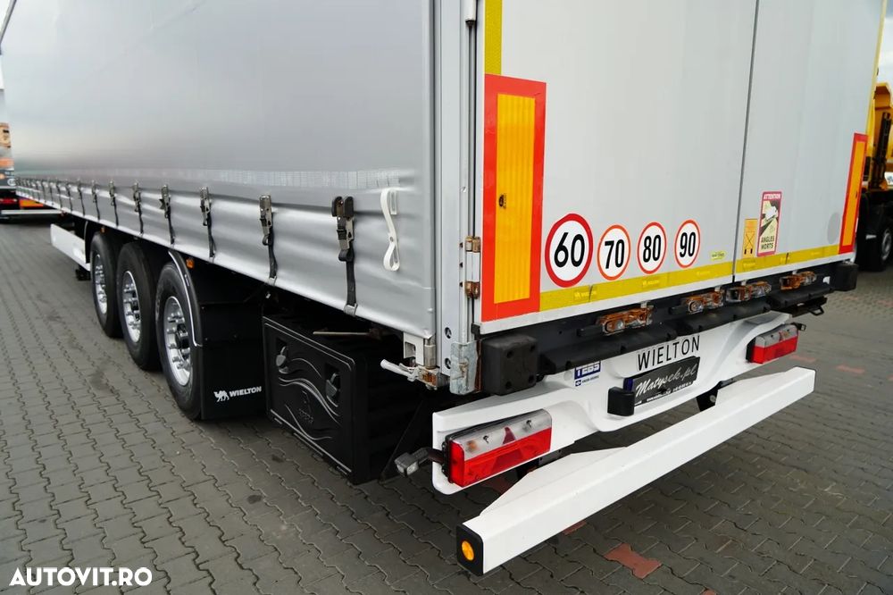 Wielton / SEMIREMORCĂ CU PRELATĂ (CURTAINSIDER) / STANDARD / AXĂ RIDICABILĂ / - 12