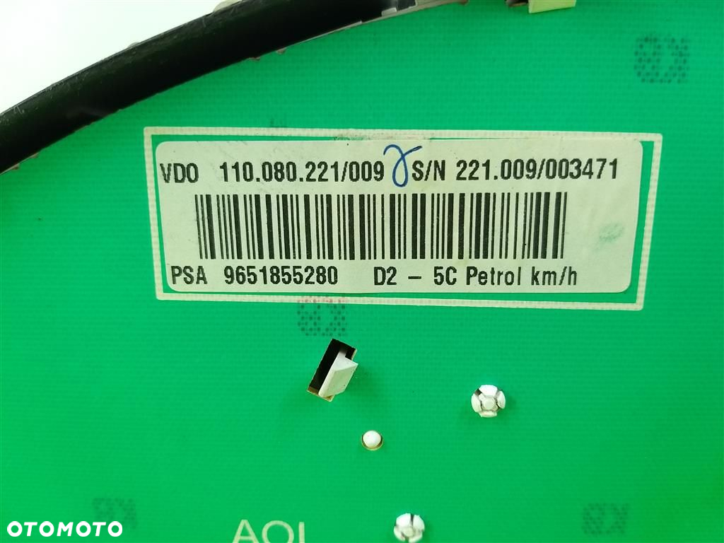 Licznik ZEGARY Peugeot 407 2.2B 2004-2011R  89661232  SIEMENS - 3