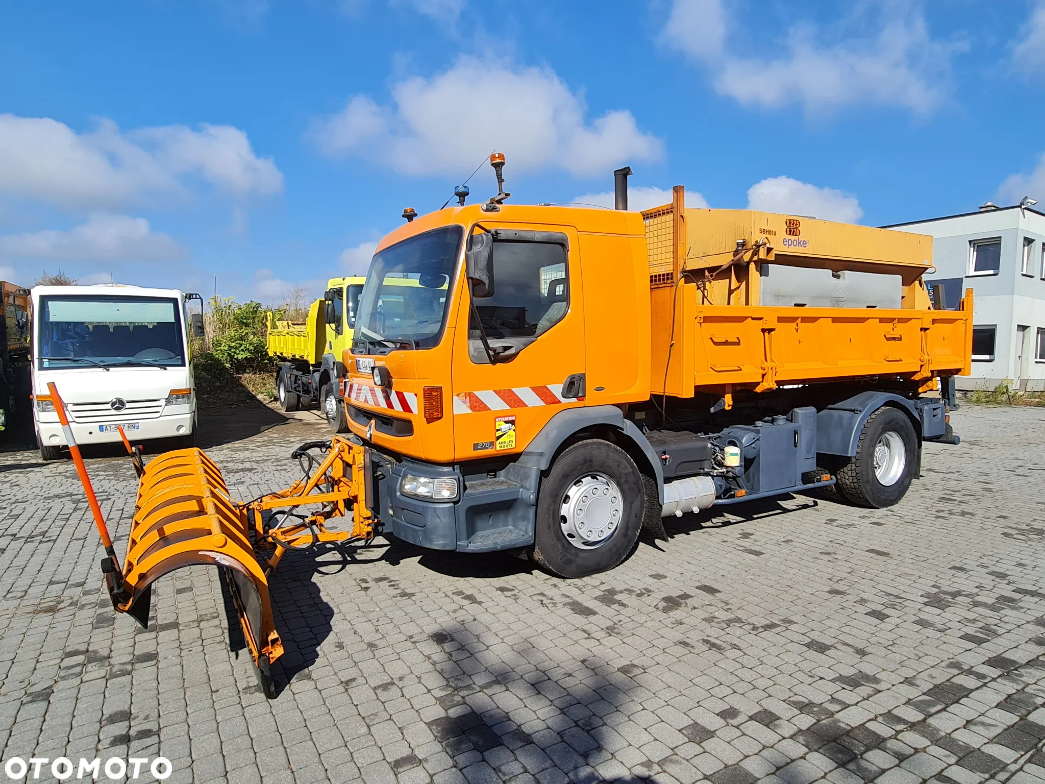 Renault Premium 270DCi Wywrotka 3 str Tylko 146tys km Solarka Pług SPECJALNY Długi Kiper Nowe Opony Zimowe - 3