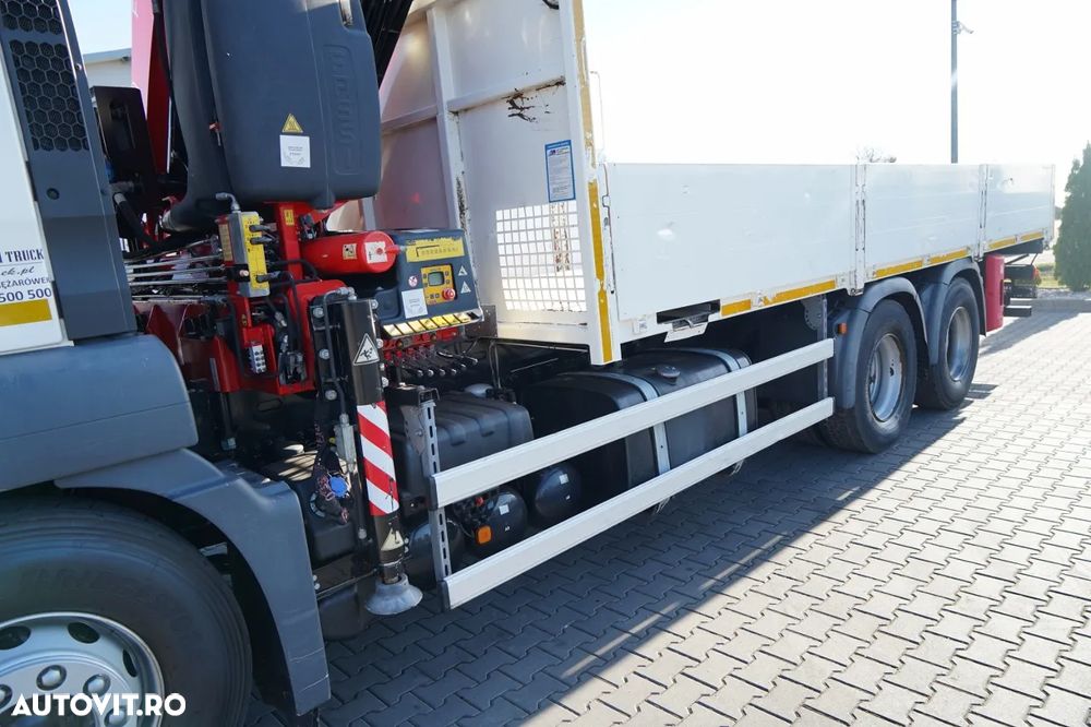 MAN TGS 26.420 / 6x4 / LIVRARE - 6,7 M / HDS FASSI F175A / EURO 6 / 2019 / RADIOCOMANDĂ / ROTATOARE - 12