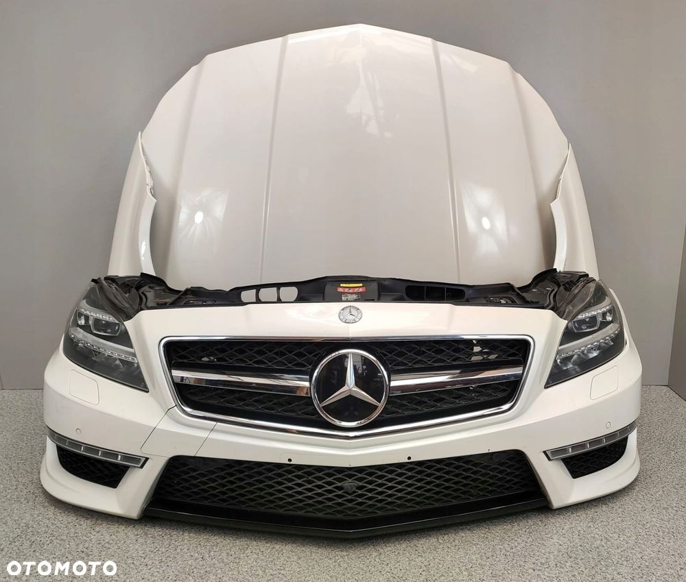 MERCEDES W218 CLS 63 AMG ZDERZAK MASKA CHŁODNICE PAS - 1