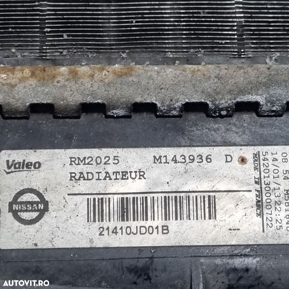 Radiator apa Nissan Qashqai Facelift 1.6 Benzina 2010 - 2013 (1444) 21410JD01B - 4