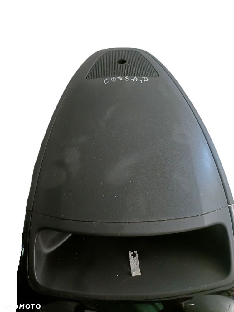 OPEL CORSA D 06-11 r. RAMKA KONSOLI kratki nawiewu środkowe WYŚWIETLACZ RADIA+ - 3