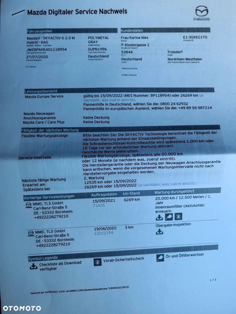 Mazda 3 SKYACTIV-G 2.0 M-Hybrid DRIVE SELECTION - 36