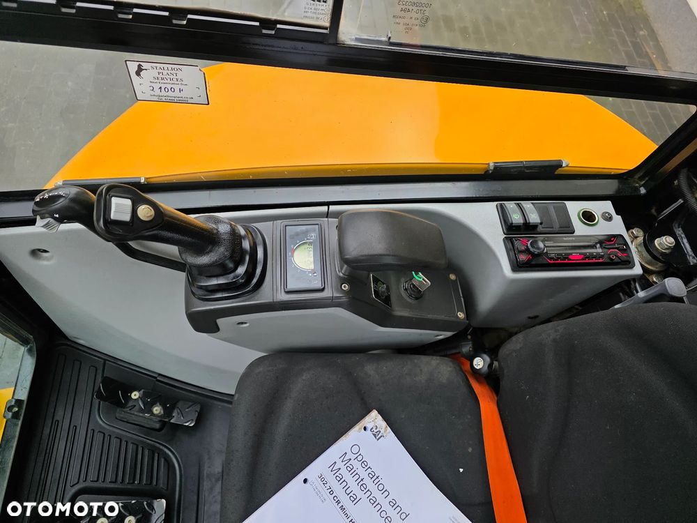 Caterpillar CAT 302.7 D CR mini koparka szybkozłącze 4 łyżki piękna serwisowana 1 wł JCB - 26
