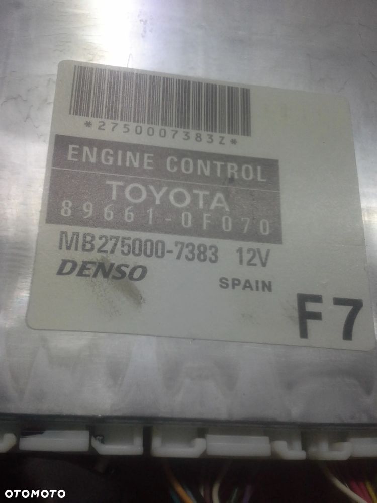 Toyota Corolla Verso II 1.6 VVT-i zestaw startowy wszystkie moduły 2 klucze blokada i inne - 4