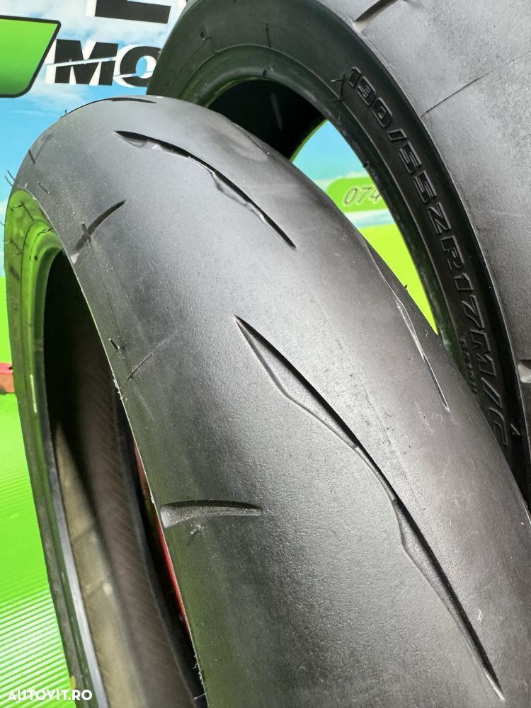 Set Anvelope Moto 120 70 17 si 190 55 17 Bridgestone RS11 Set87 - 3