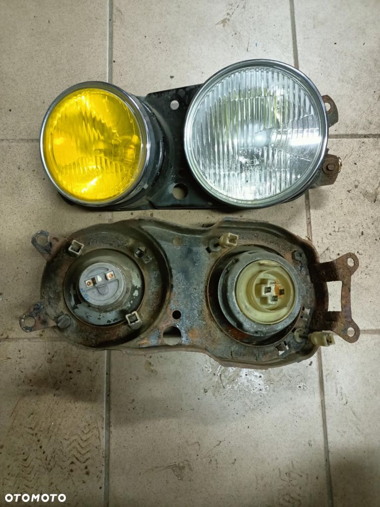 Lampy lampa przód przednia lewa prawa BMW E28 seria 5 żółte Rarytas Europa - 2