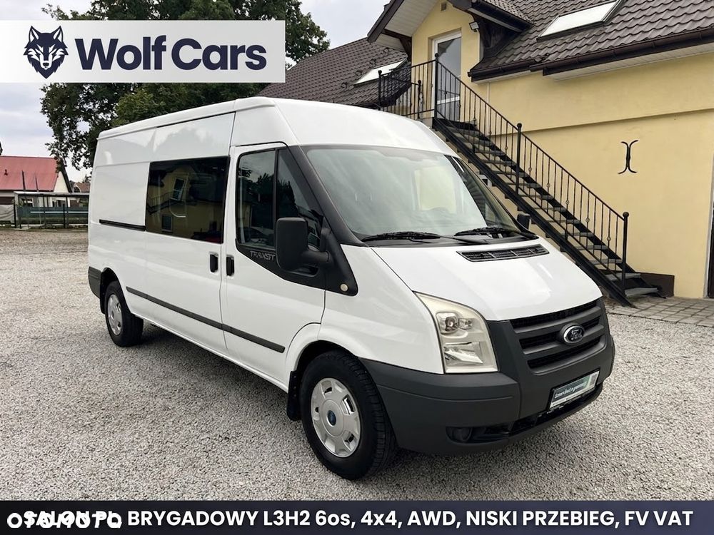 Ford Transit Furgon Brygadowy Doka 6 os. 4x4 AWD L3H2 2.4 TDCI 140KM MT6 - 1
