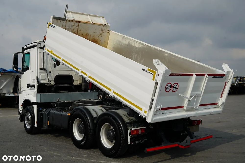 Mercedes-Benz AROCS 2658 / WYWROTKA 3 STRONNA / ŁADOWNOŚĆ 14 TON / ALUFELGI  / EURO 6 / - 4