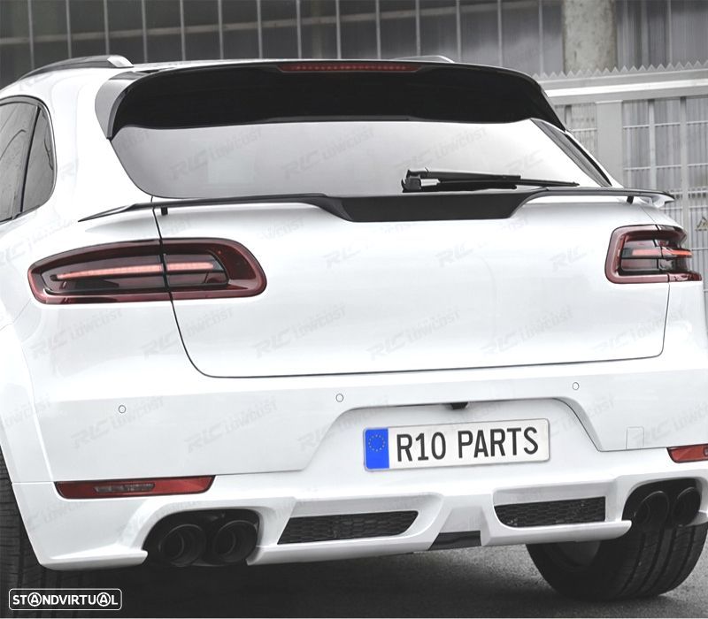 LIP SPOILER TRASEIRO PORSCHE MACAN 14-18 - 2
