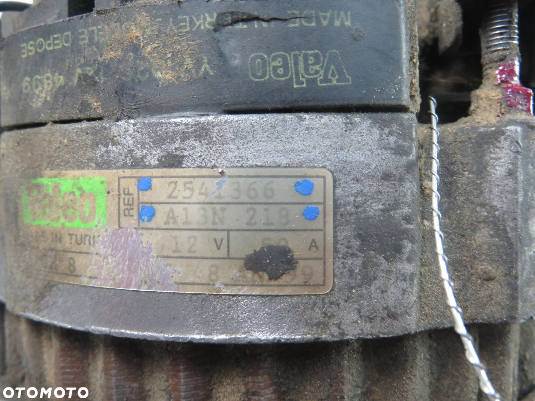 ALTERNATOR LADA NIVA (2121) 1900 Diesel  2541356 A13N218 - 10
