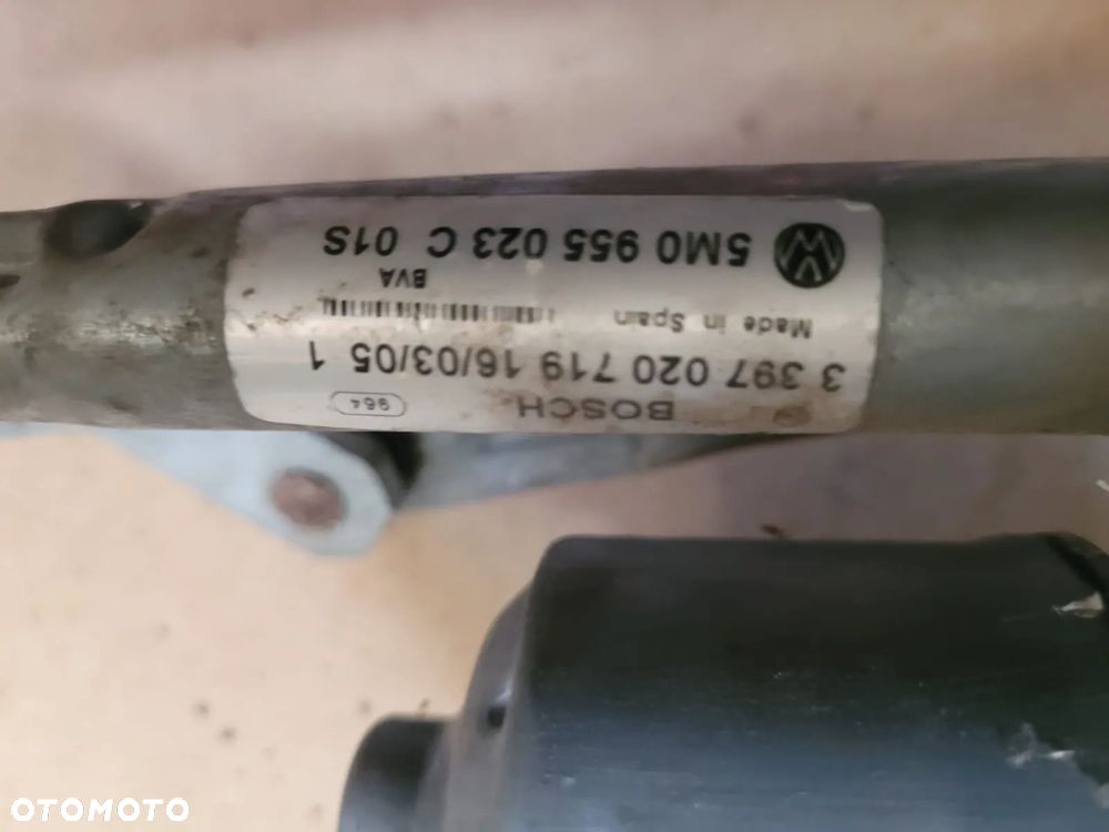 VW GOLF V plus  mechanizm wycieraczek prawy przód 5M0955024C - 3