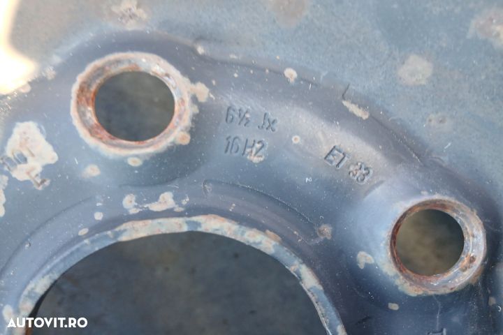 Jante aliaj cu anvelope 16 - set 7N0601027B 61/2JX16H2 ET33 215/65 R1 - 4