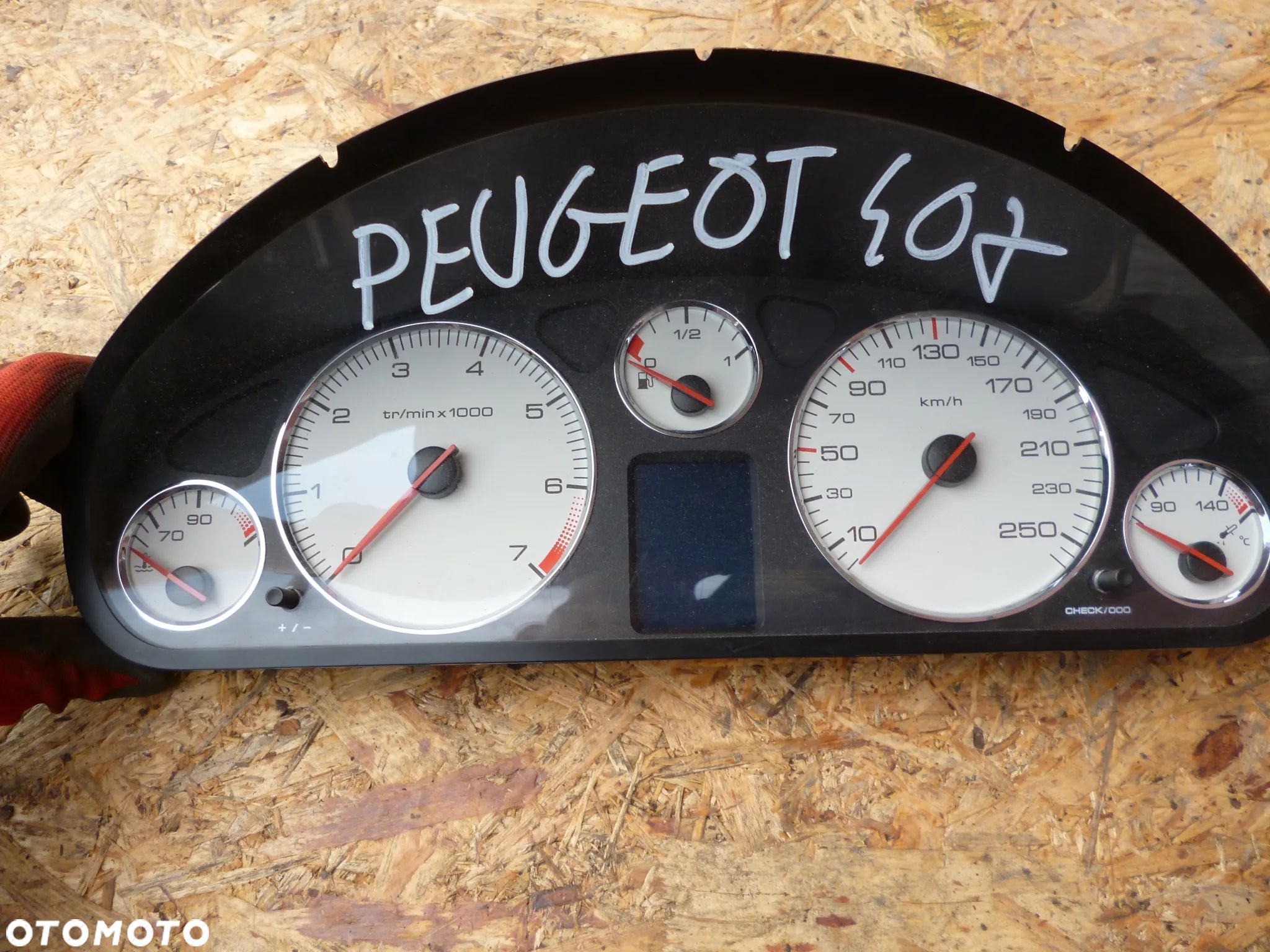 PEUGEOT 407 2.2 16V BEN LICZNIKI ZEGARY 9658138480 - 1