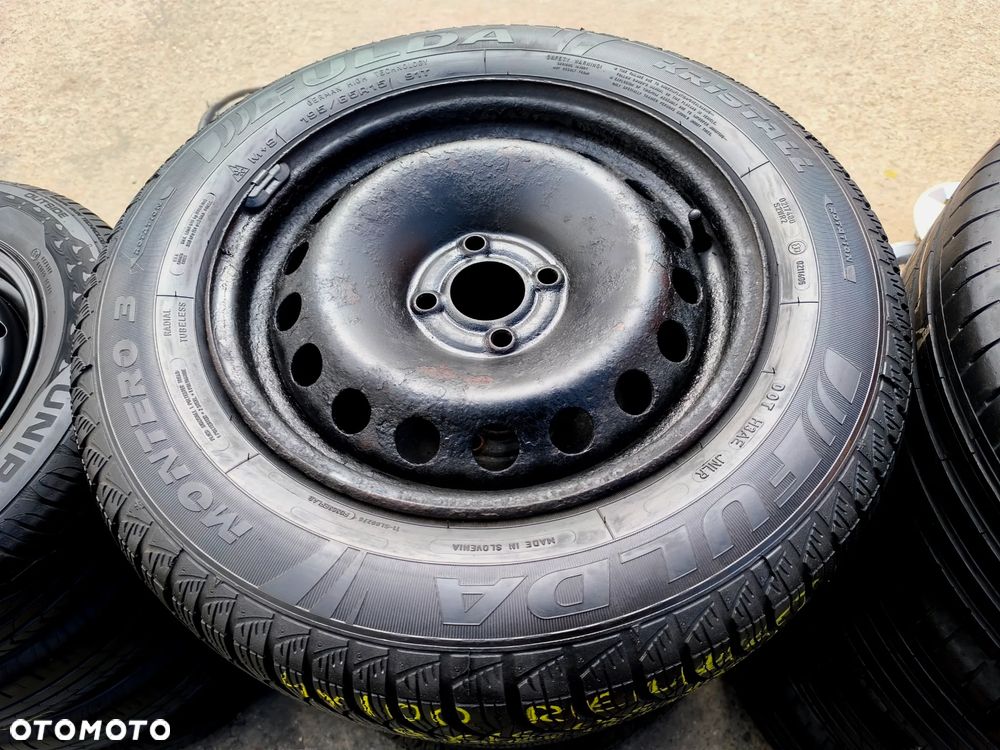 4x100 Felgi Stalowe Stal 15 Koła Zimowe Zima RENAULT MEGANE II 2 SCENIC I Grand LAGUNA I SAFRANE DACIA DOKKER STEPWAY 8mm Legnica ALU-RAD 195//65 21r. - 1
