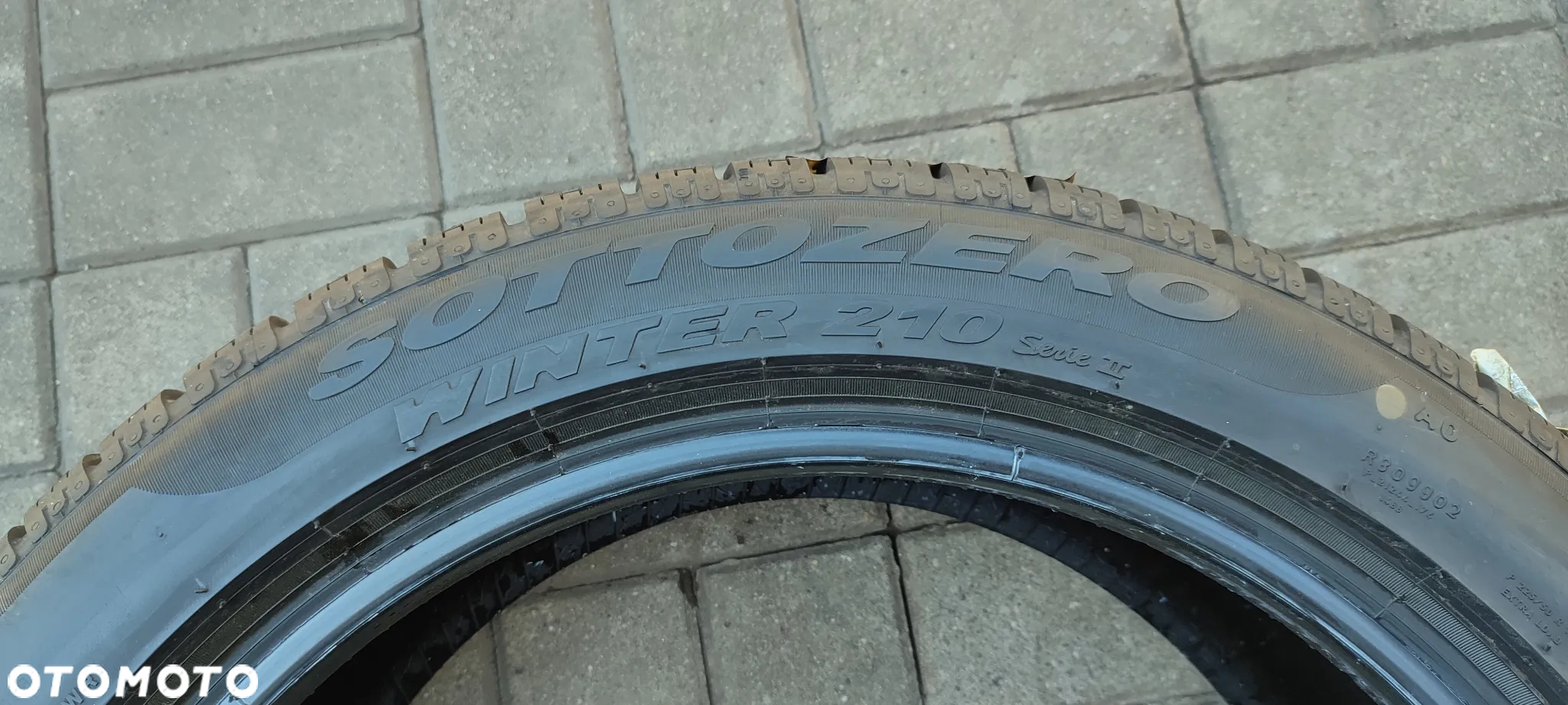 OPONY ZIMOWE 225/50R18 PIRELLI SOTTOZERO WINTER 210 SERIA II (1116) ZIMA 9mm 2 SZTUKI PARA - 4