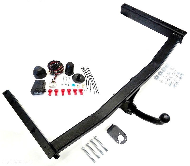 Nowy Kompletny Hak Holowniczy + Kula + Moduł + Wiązka Uniwersalna + Gniazdo elektr. do Audi A4 B6 B7 8E Sedan i Kombi od 2000 do 2008 GWARANCJA+adapter 7/13 - 3