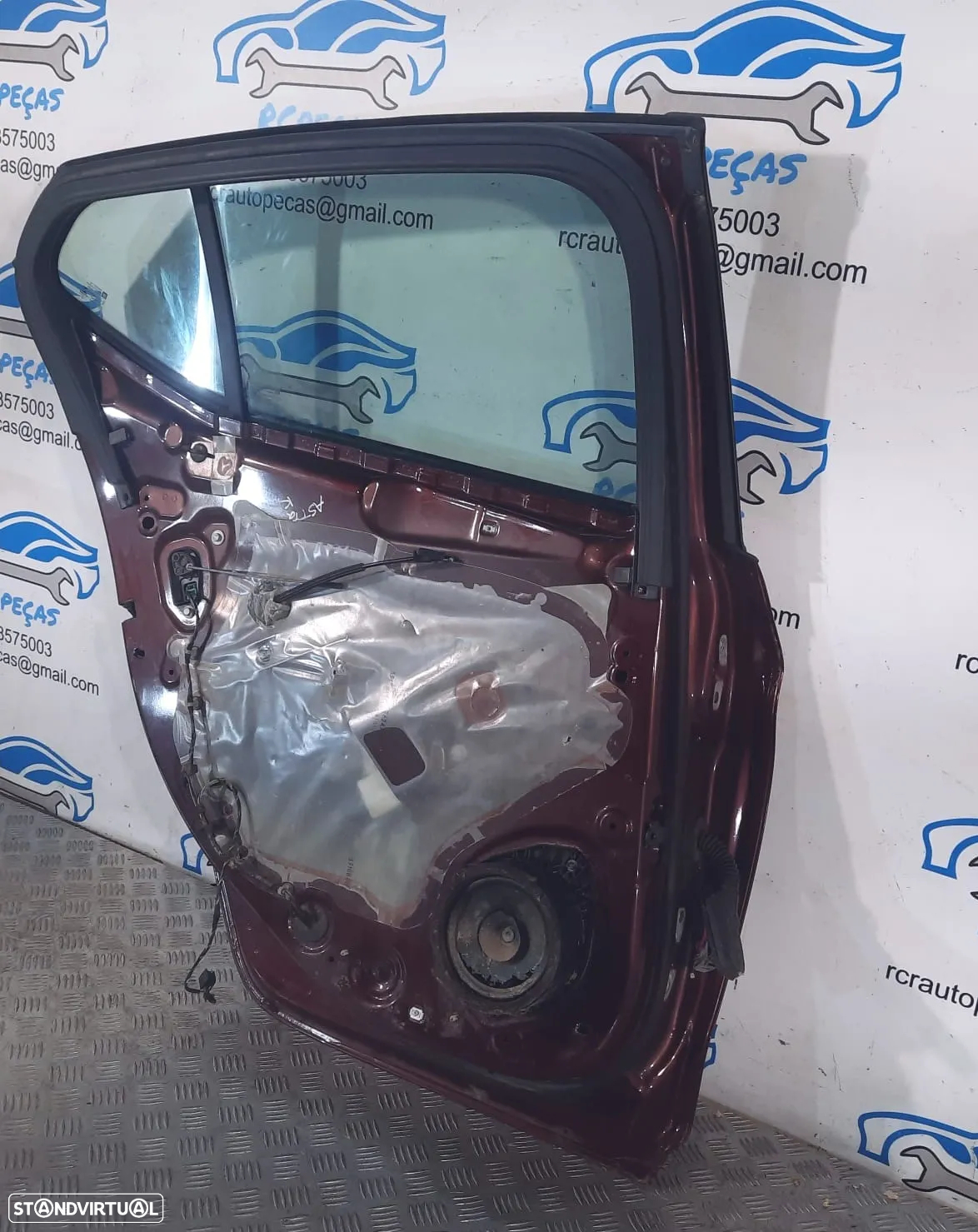 PORTA PORTAS TRASEIRA TRÁS ESQUERDA OPEL ASTRA K B16) 39094742 MOTOR PUXADOR VIDRO 2015-2021 - 5