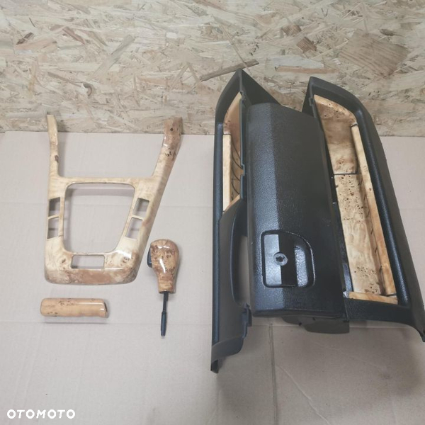 BMW E36 COMPACT DEKORY DREWNIANE PAPPEL ORGINALNE RARYTAS JASNE DREWNO