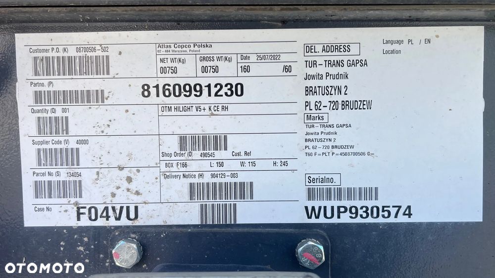 Atlas Copco HiLight V5+ - 8