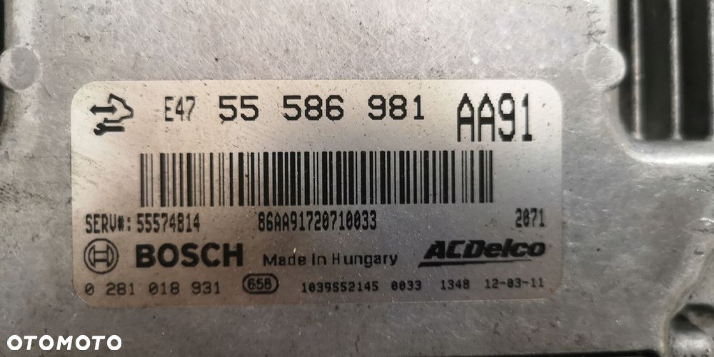 OPEL INSIGNIA A KOMPUTER SILNIKA 2.0 CDTI 55586981 - 5