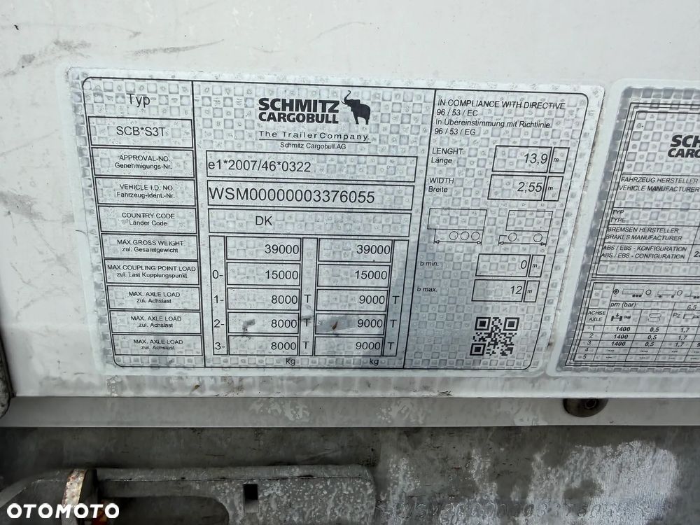 Schmitz Cargobull Firanka Standard 2022 rok - 7