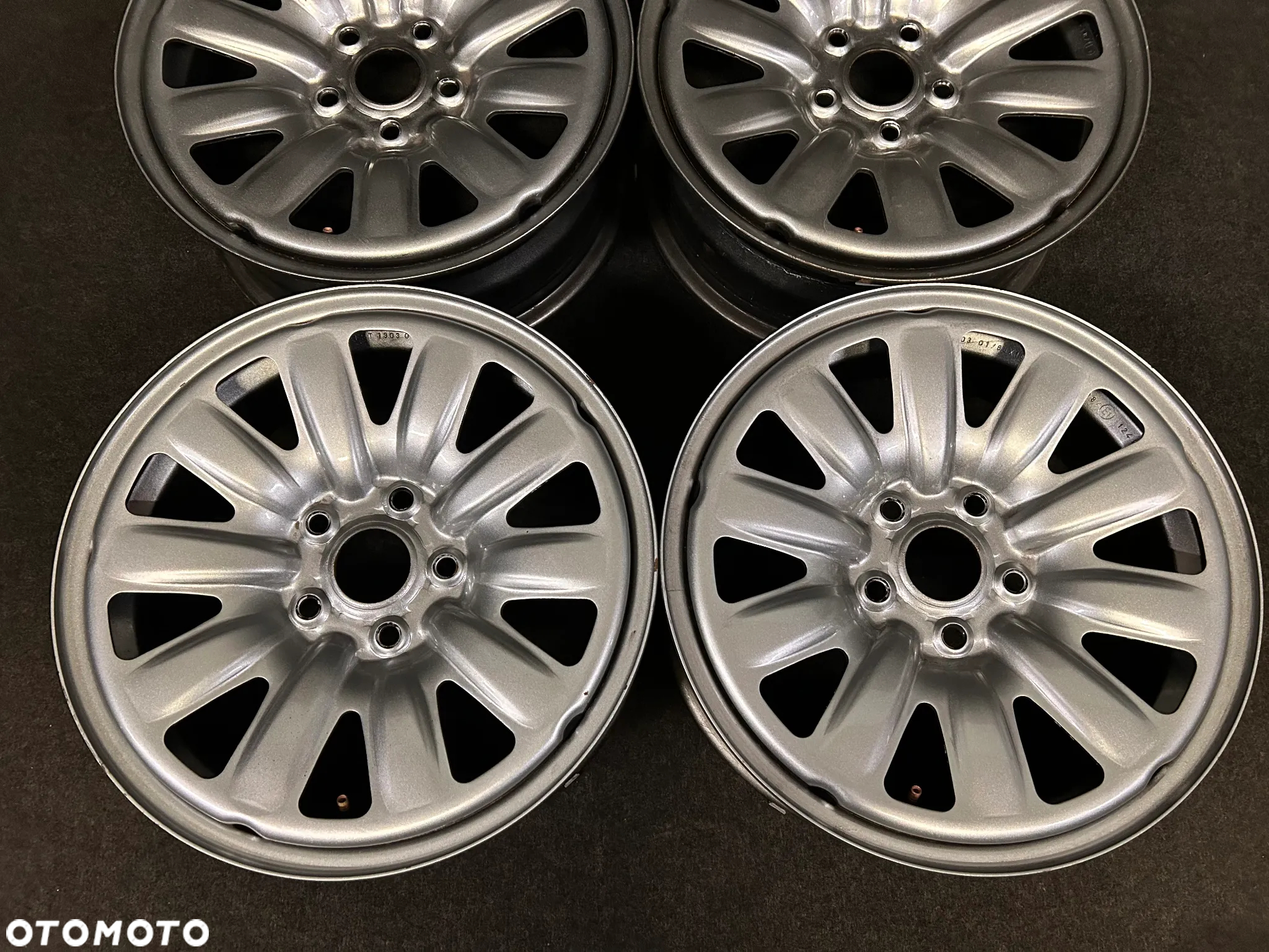 Felgi Strukturalne VW Golf 5, 6, 7, Touran, Caddy, Skoda Octavia II, III 16 cali 5x112 4szt. Ładne! - 2
