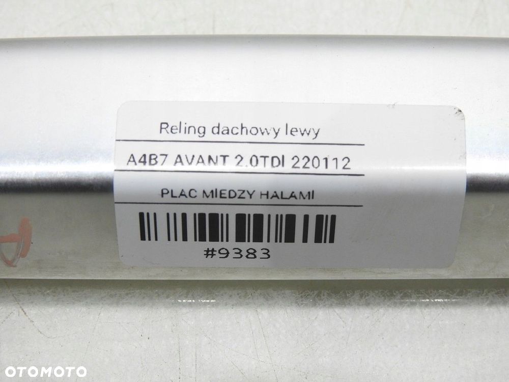 RELING DACHOWY LEWY AUDI A4 B7 AVANT - 8
