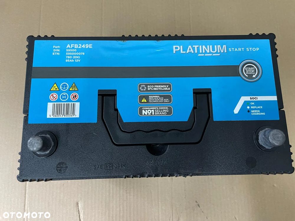 AKUMULATOR 95AH 780A PLATINUM AFB249E START STOP MAZDA - 2