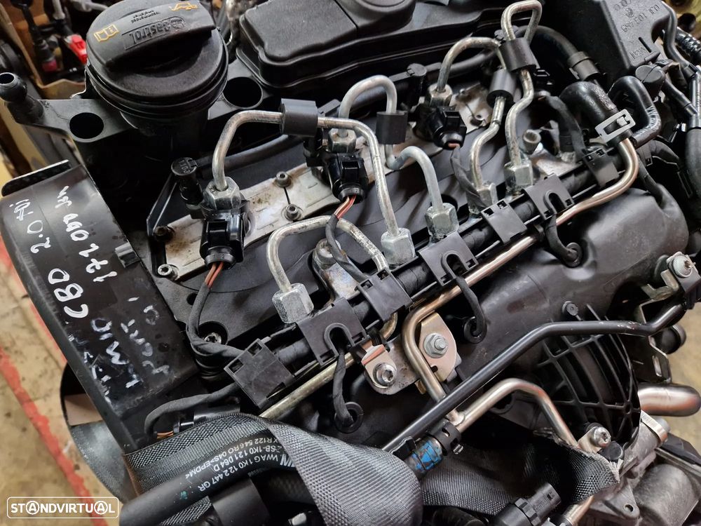 Motor usado CBD VW PASSAT 2.0 TDI 143CV GOLF VI 6 EOS TIGUAN SCIROCCO CBB CBA - 2