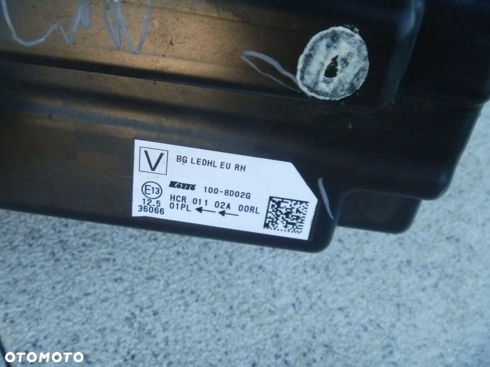 NISSAN QASHQAI III J12 LAMPA PRAWA PRZEDNIA PRZÓD FULL LED 100-8D02G ŁADNA BEZ USZKODZEŃ - 8