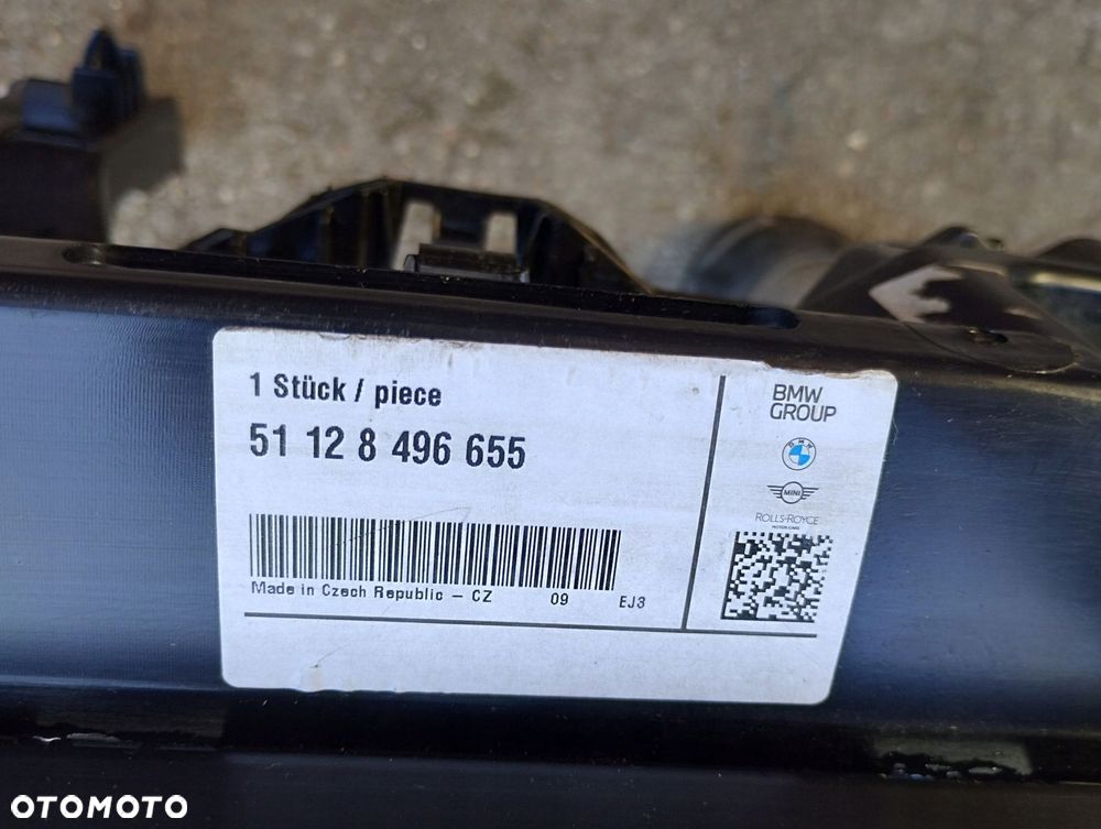 ślizg mocowanie wzmocnienie zderzaka tył bmw 1 f40 8496655 - 3