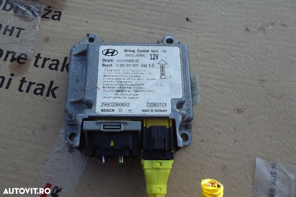 Modul airbag hyundai Santa fe 2 an 2007-2012 calculator airbag - 1