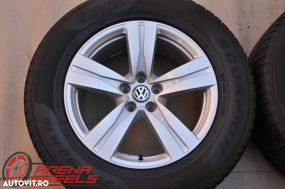 Roti Iarna 18 inch Originale VW Touareg 3 CR Pirelli 255/60 R18 - 2