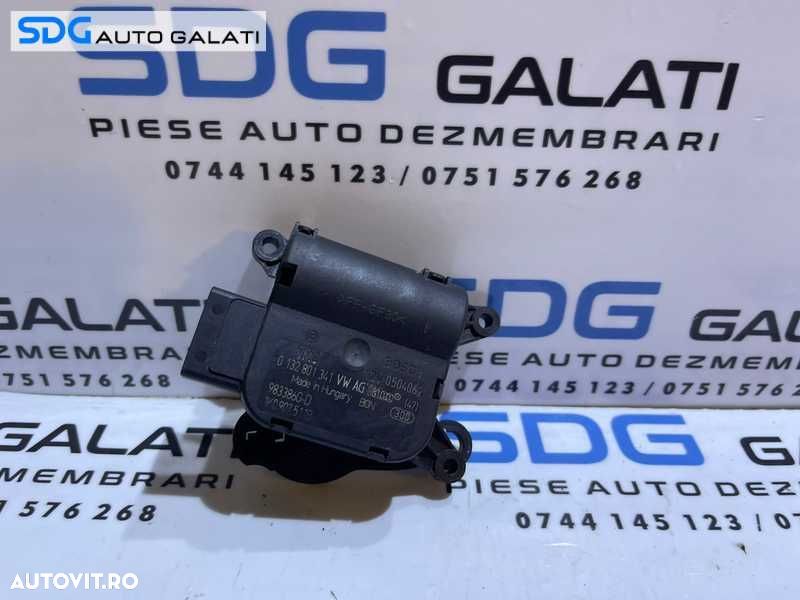 Motoras Dreapta Grila Clapeta Clapete Aeroterma Skoda Octavia 2 2004 - 2013 Cod 1K0907511B 0132801341 [D0649] - 4