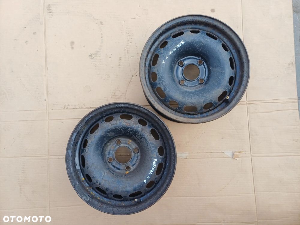 Felgi stalowe 15" 4x108 Citroem Berlingo Partner II ET27 6JX15 - 2