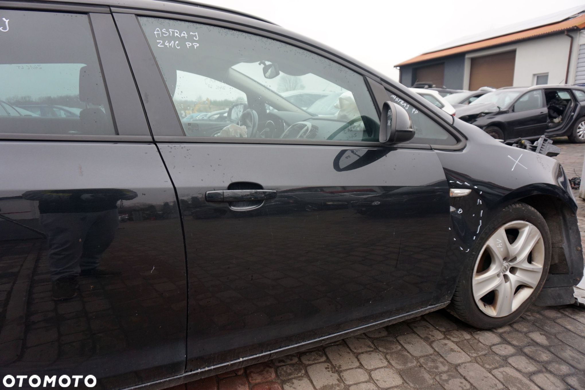 DRZWI PRZEDNIE PRAWE ASTRA IV J KOMBI Z41C  CZARNY OPEL 2009-2015 - 3
