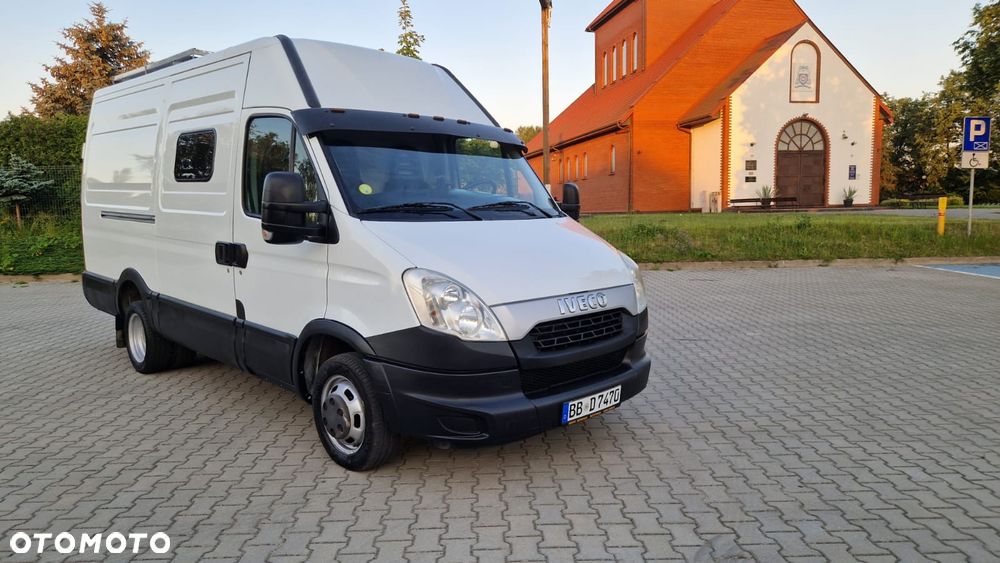 Iveco DAILY 35C13 Klima Elektryka Tempomat Na Bliźniaku Furgon 3os. Hak Serwis - 3