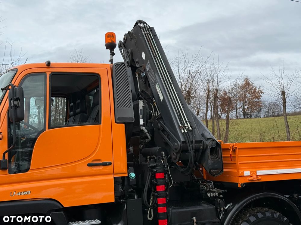 Mercedes-Benz * Mercedes Unimog U 400 * HDS HIAB 166 * Specjalny * Energetyka * Kosz do HDS * Stan Idealny - 6